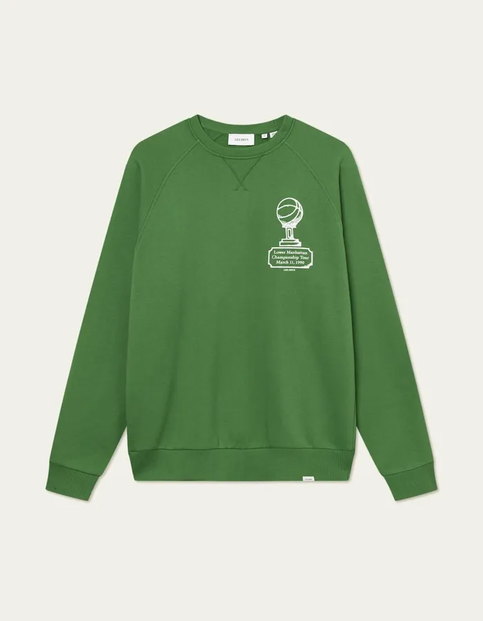 Men Tournament Sweatshirt 8211 Vintage GreenWhite Les Deux HoodiesSweatshirts Men Tournament Sweatshirt 8211 Vintage GreenWhite Les Deux HoodiesSweatshirts