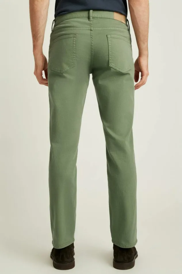 Men Travel Jeans Moss Green Bonobos Jeans