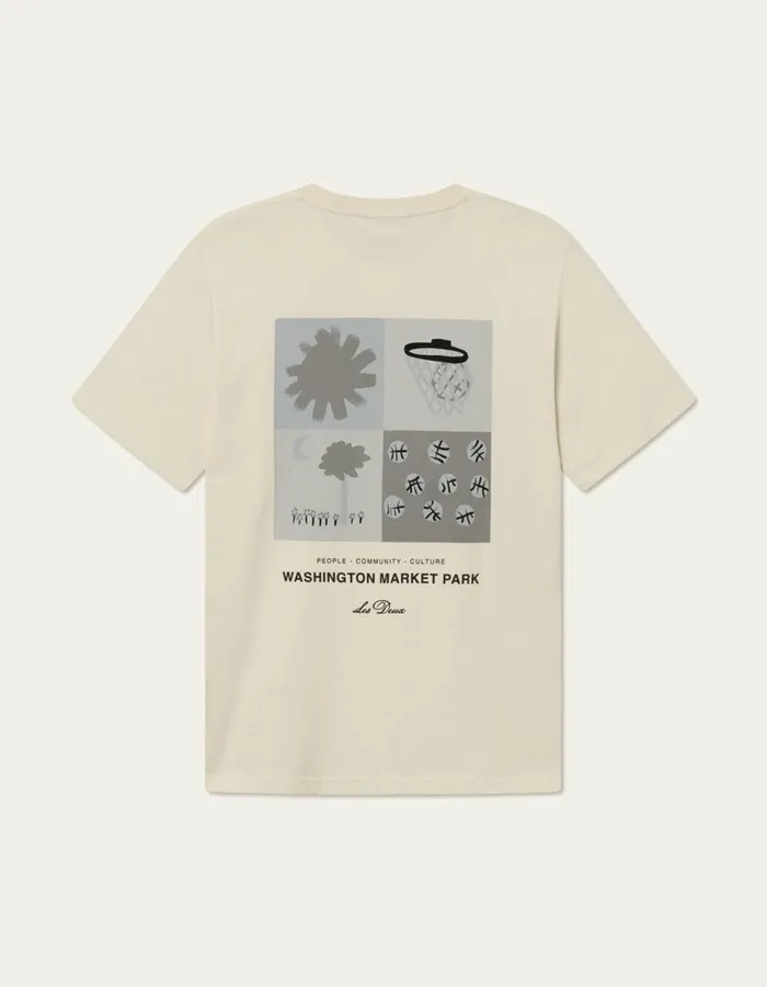 Men Tribeca TShirt 8211 Ivory Les Deux Tshirts