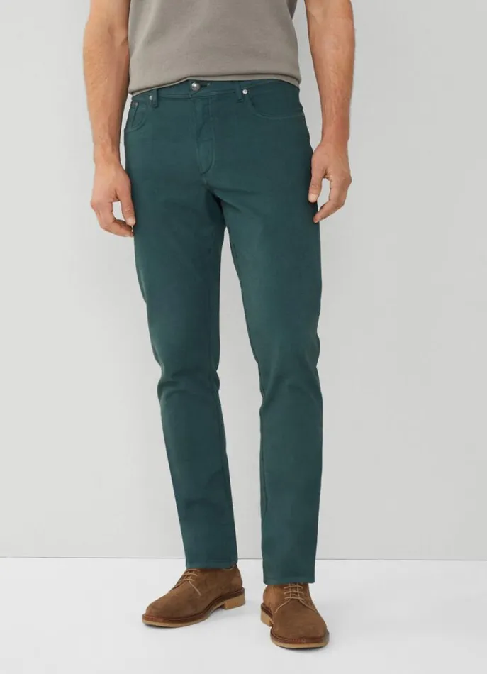 Men Trousers and Chinos Hackett London Regular Trinity Fit Trousers Bottle Green