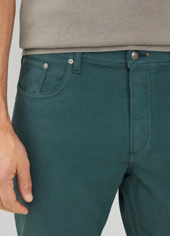 Men Trousers and Chinos Hackett London Regular Trinity Fit Trousers Bottle Green