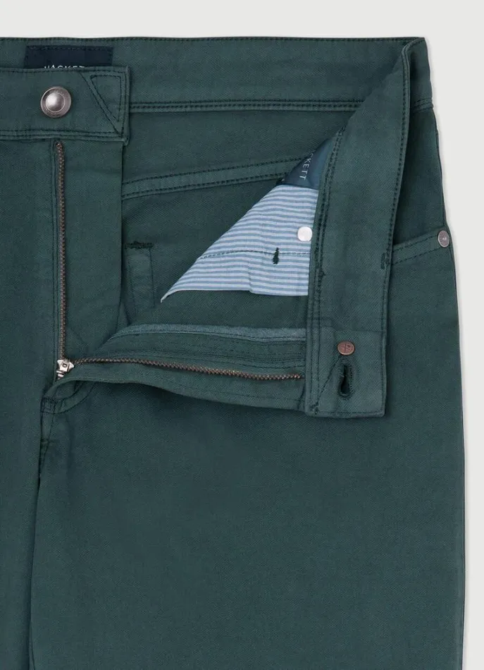 Men Trousers and Chinos Hackett London Regular Trinity Fit Trousers Bottle Green