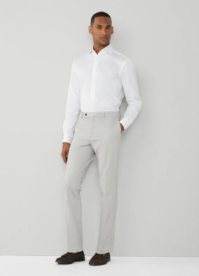 Men Trousers and Chinos Hackett London Slim Fit Kensington Chinos Cement