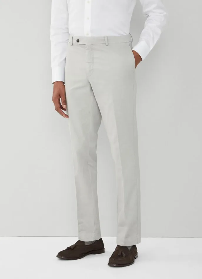Men Trousers and Chinos Hackett London Slim Fit Kensington Chinos Cement