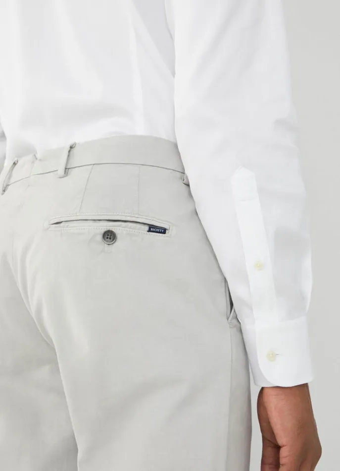 Men Trousers and Chinos Hackett London Slim Fit Kensington Chinos Cement