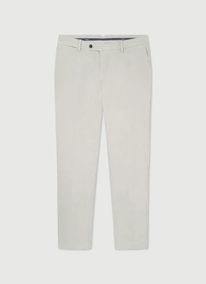 Men Trousers and Chinos Hackett London Slim Fit Kensington Chinos Cement