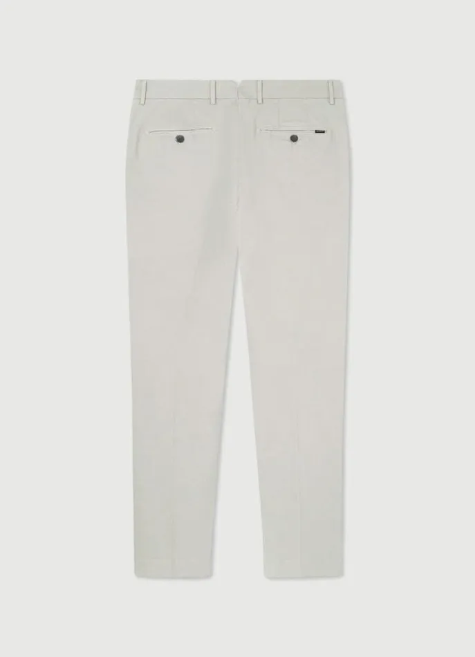 Men Trousers and Chinos Hackett London Slim Fit Kensington Chinos Cement