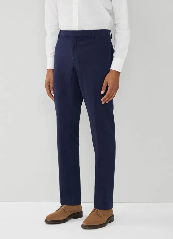 Men Trousers and Chinos Hackett London Slim Fit Stretch Trousers Navy