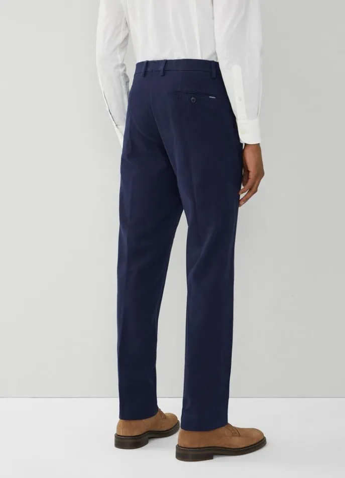 Men Trousers and Chinos Hackett London Slim Fit Stretch Trousers Navy