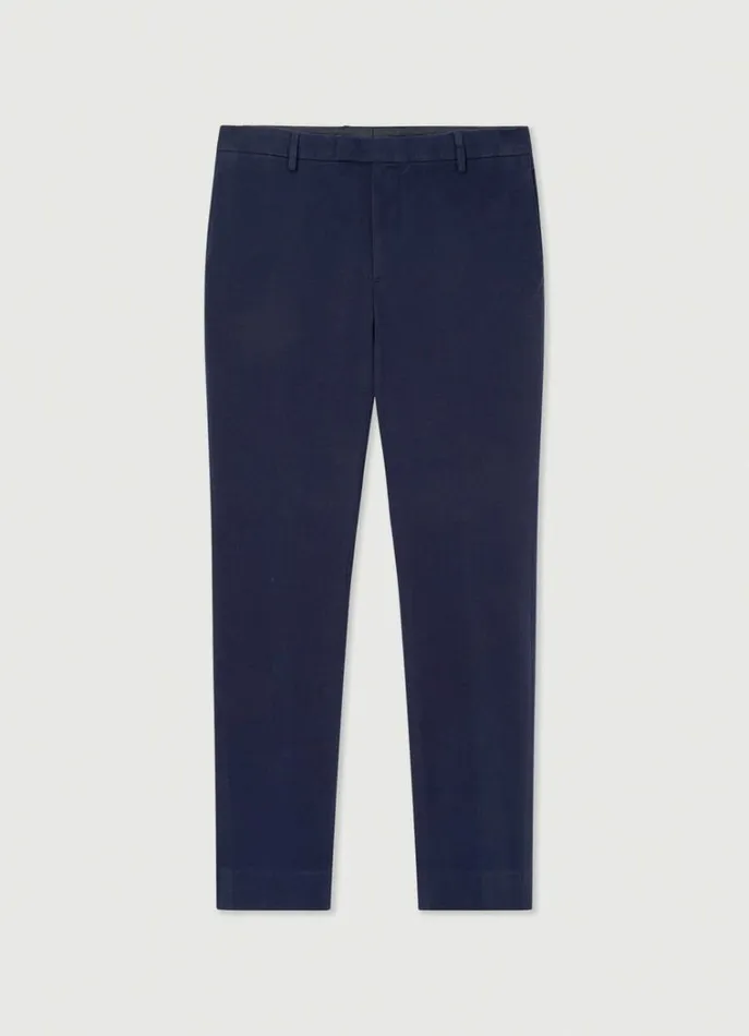 Men Trousers and Chinos Hackett London Slim Fit Stretch Trousers Navy