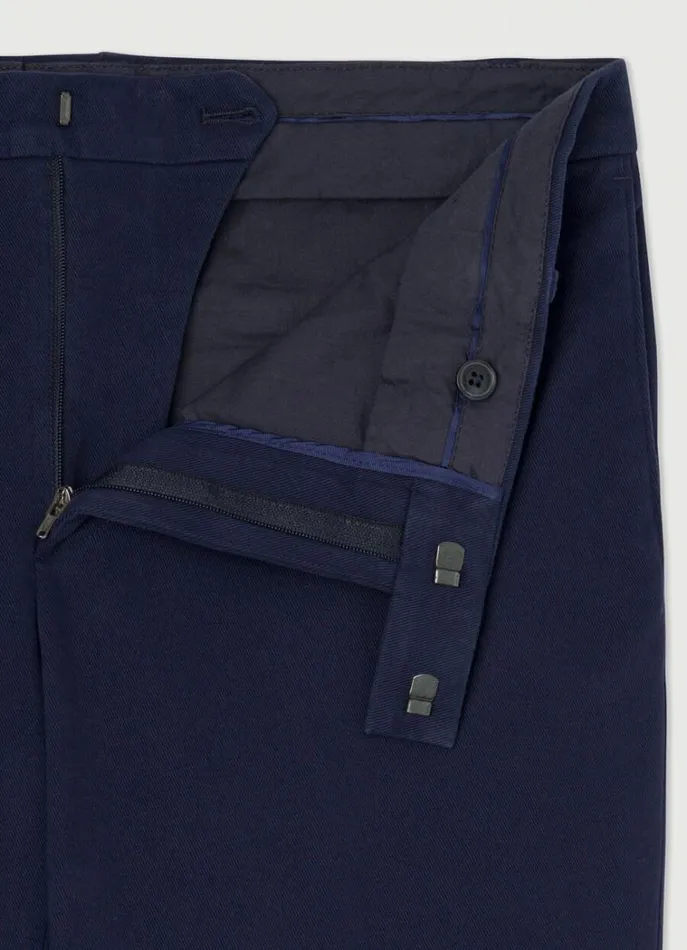 Men Trousers and Chinos Hackett London Slim Fit Stretch Trousers Navy