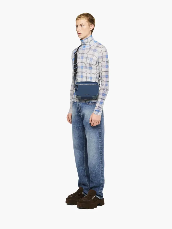 Men Trousers and Shorts JW Anderson STRAIGHT LEG DENIM JEANS Mid Blue Men Trousers and Shorts JW Anderson STRAIGHT LEG DENIM JEANS Mid Blue