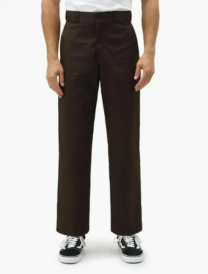 Men Trousers Dickies 874 Original Fit Work Pant Dark Brown