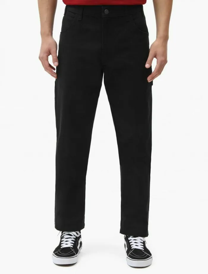 Men Trousers Dickies Duck Canvas Carpenter Pant Black