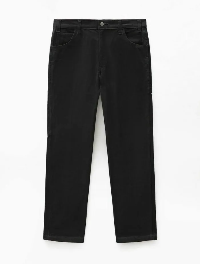 Men Trousers Dickies Duck Canvas Carpenter Pant Black