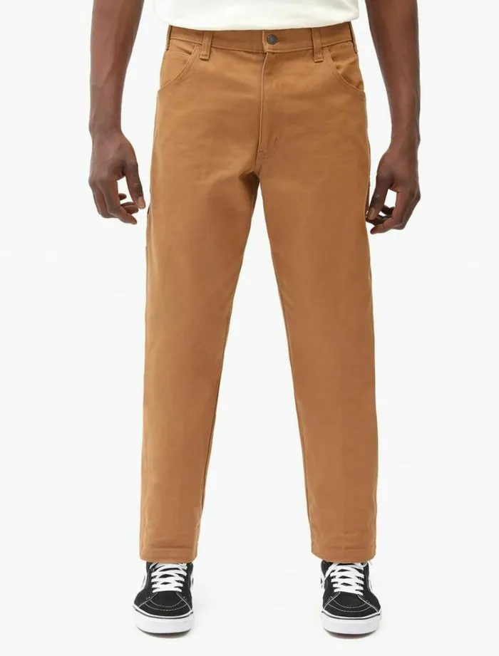 Men Trousers Dickies Duck Canvas Carpenter Pant Brown Duck
