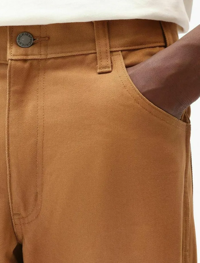 Men Trousers Dickies Duck Canvas Carpenter Pant Brown Duck