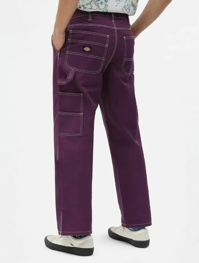 Men Trousers Dickies Wolverton Pant Purple