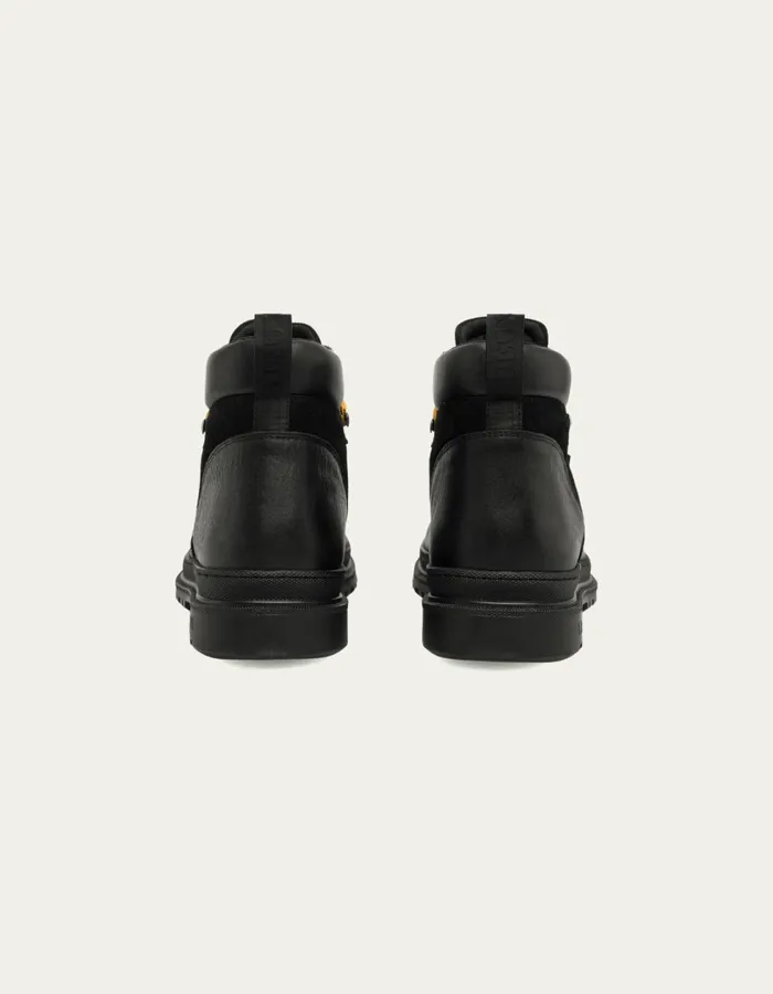 Men Tyler Mid Suede Boot 8211 BlackBlack Les Deux Shoes