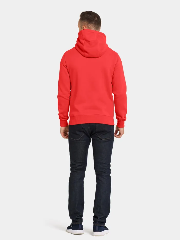 Men Ven FullZip Pomme Red Didriksons Hoodies and Sweatshirts