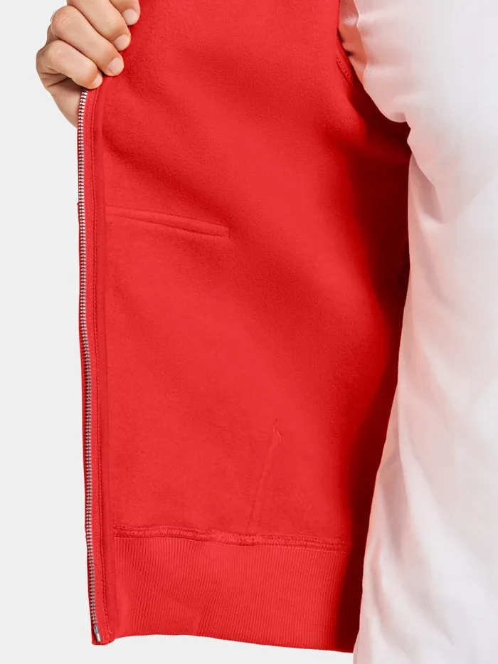 Men Ven FullZip Pomme Red Didriksons Hoodies and Sweatshirts