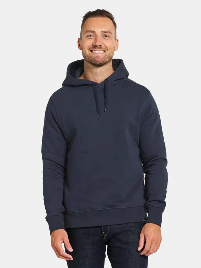 Men Ven Hoodie Navydark Print Didriksons Hoodies and Sweatshirts