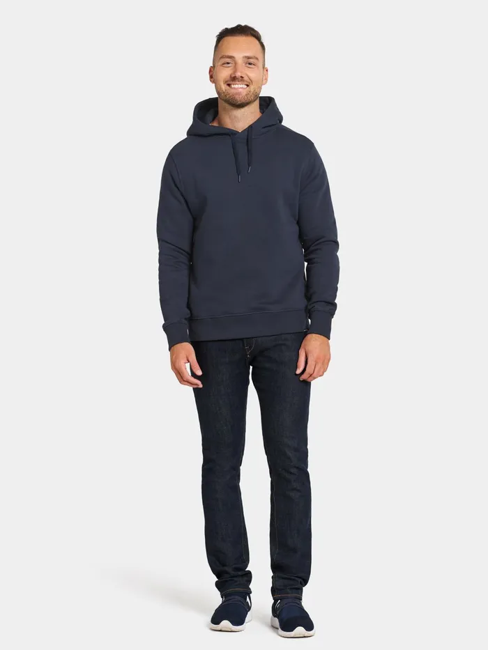 Men Ven Hoodie Navydark Print Didriksons Hoodies and Sweatshirts