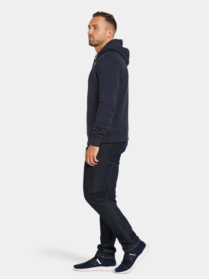 Men Ven Hoodie Navydark Print Didriksons Hoodies and Sweatshirts