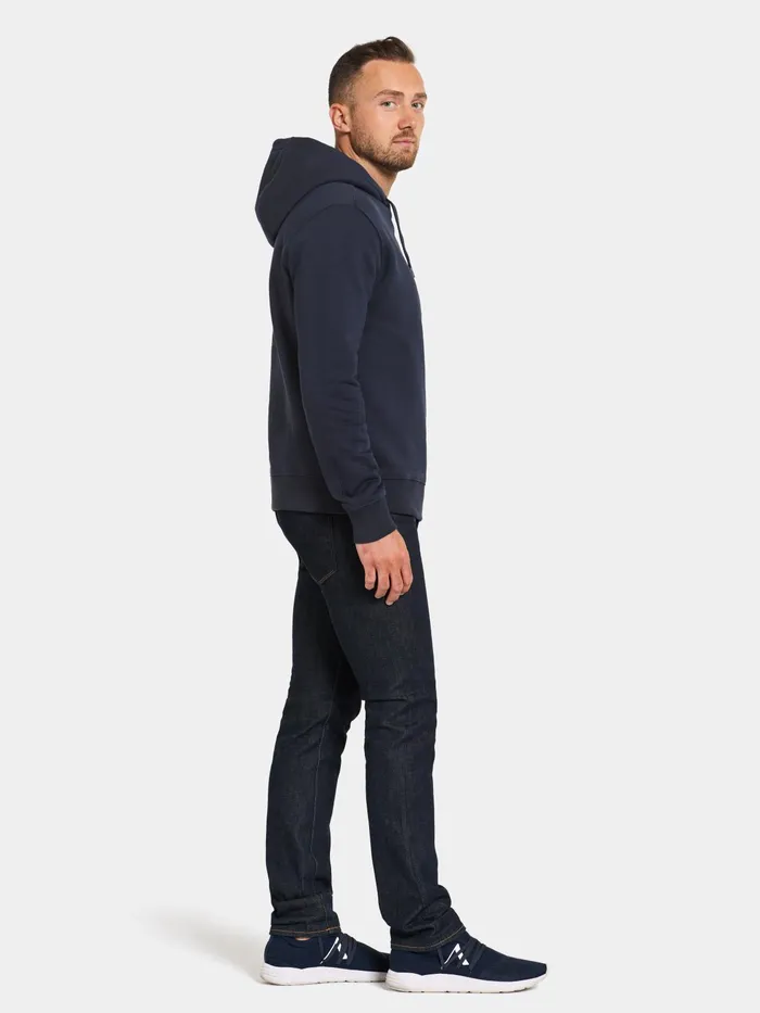 Men Ven Hoodie Navydark Print Didriksons Hoodies and Sweatshirts
