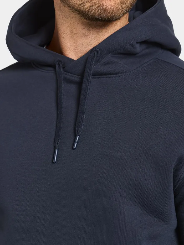 Men Ven Hoodie Navydark Print Didriksons Hoodies and Sweatshirts