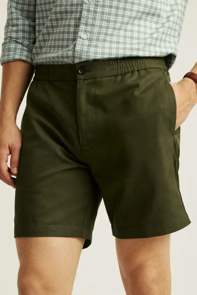 Men Weekend Wanderer Short Olive Brown Bonobos Casual Shorts