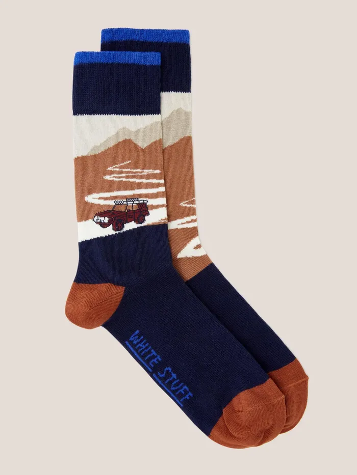 Men White Stuff Accessories Roadtrip Scenic Ankle Sock