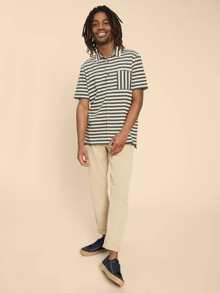 Men White Stuff Clothing Striped Jersey Shirt Men White Stuff Clothing Striped Jersey Shirt