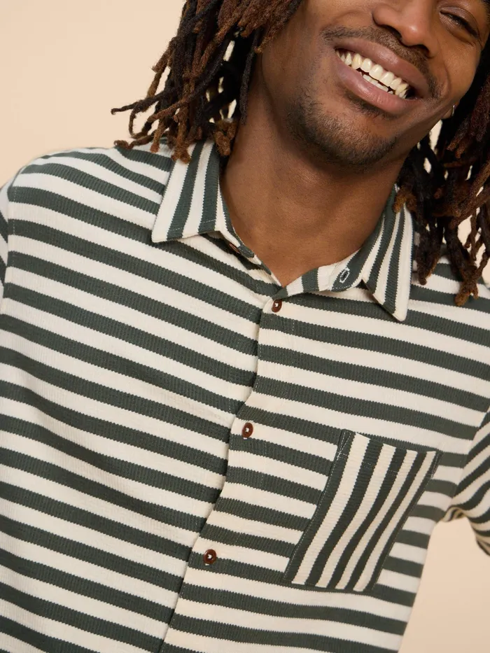 Men White Stuff Clothing Striped Jersey Shirt Men White Stuff Clothing Striped Jersey Shirt