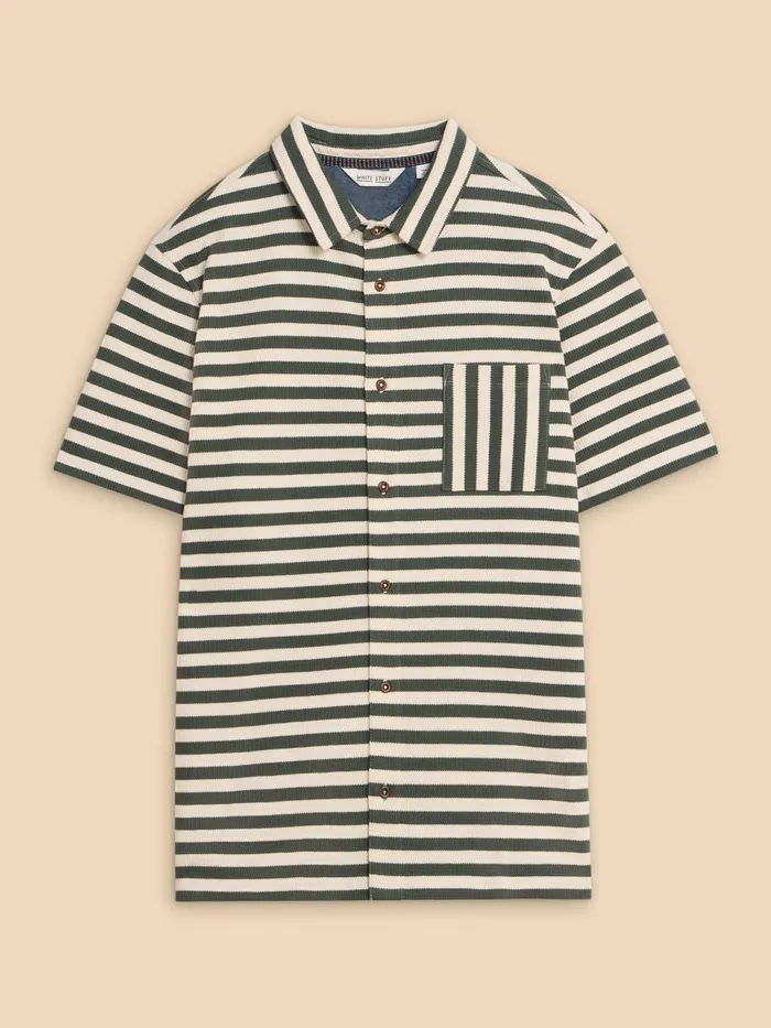 Men White Stuff Clothing Striped Jersey Shirt Men White Stuff Clothing Striped Jersey Shirt