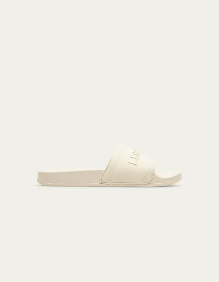 Men Wilton Pool Slide 8211 Ivory Les Deux Shoes