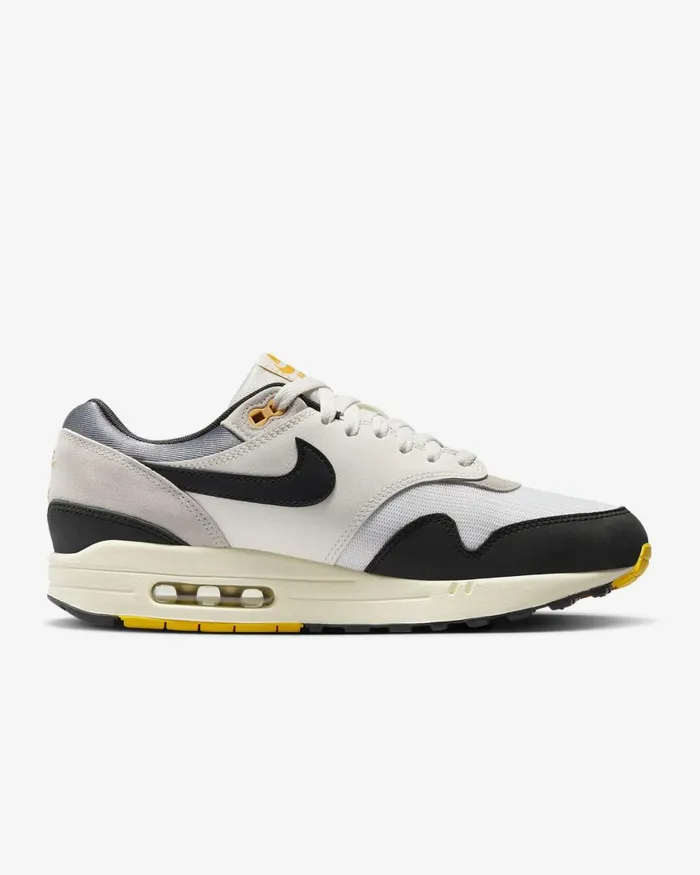 MenWomen Nike Lifestyle Air Max 1 Saillight Boneuniversity Goldblack