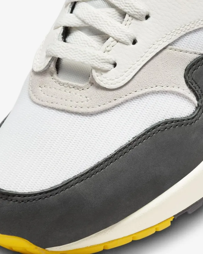 MenWomen Nike Lifestyle Air Max 1 Saillight Boneuniversity Goldblack