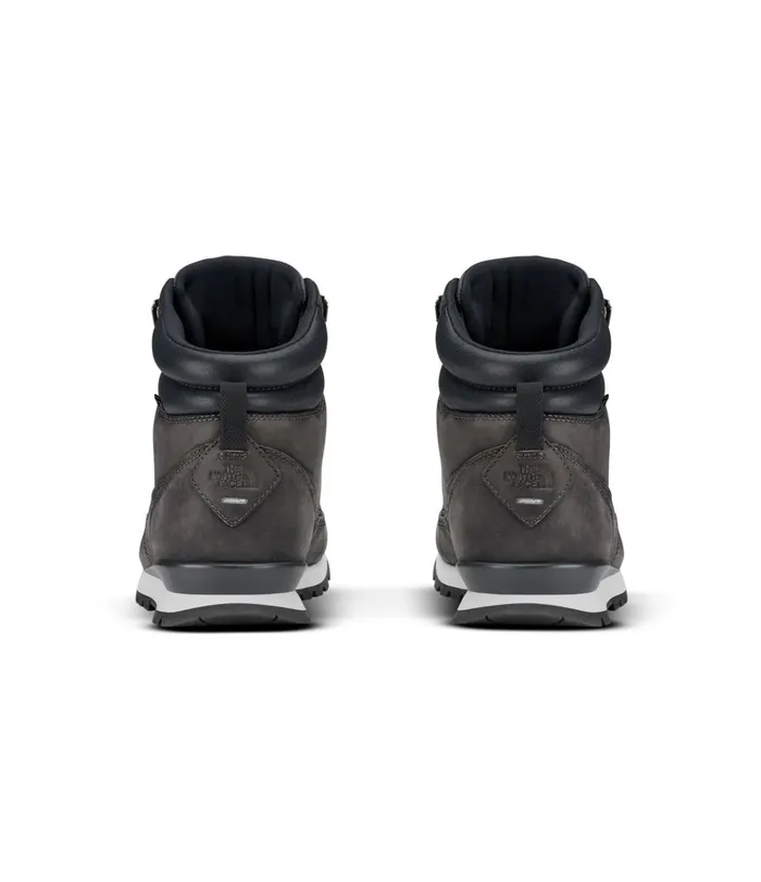 Mens Backtoberkeley Redux Leather Boots Zinc Greyebony Grey The North Face Winter Boots