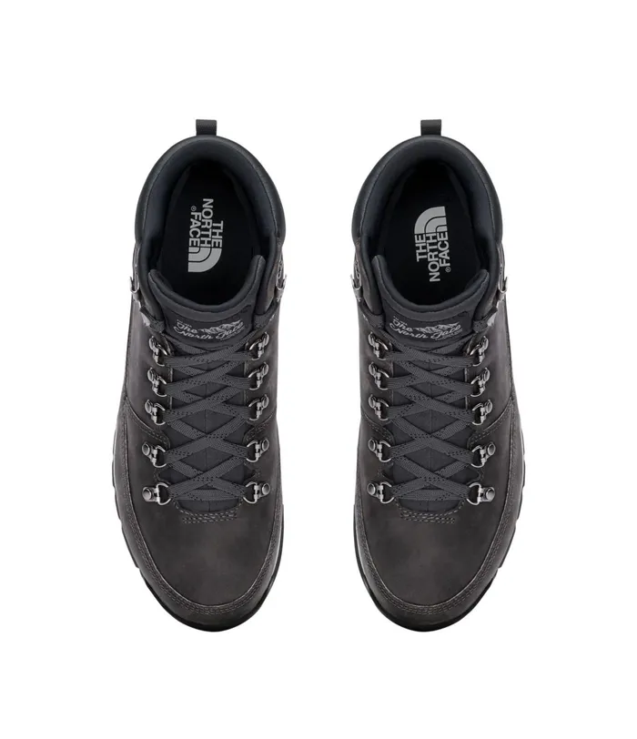 Mens Backtoberkeley Redux Leather Boots Zinc Greyebony Grey The North Face Winter Boots