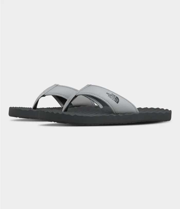 Mens Base Camp FlipFlop II Micro Chip Greydark Shadow Grey The North Face Sandals