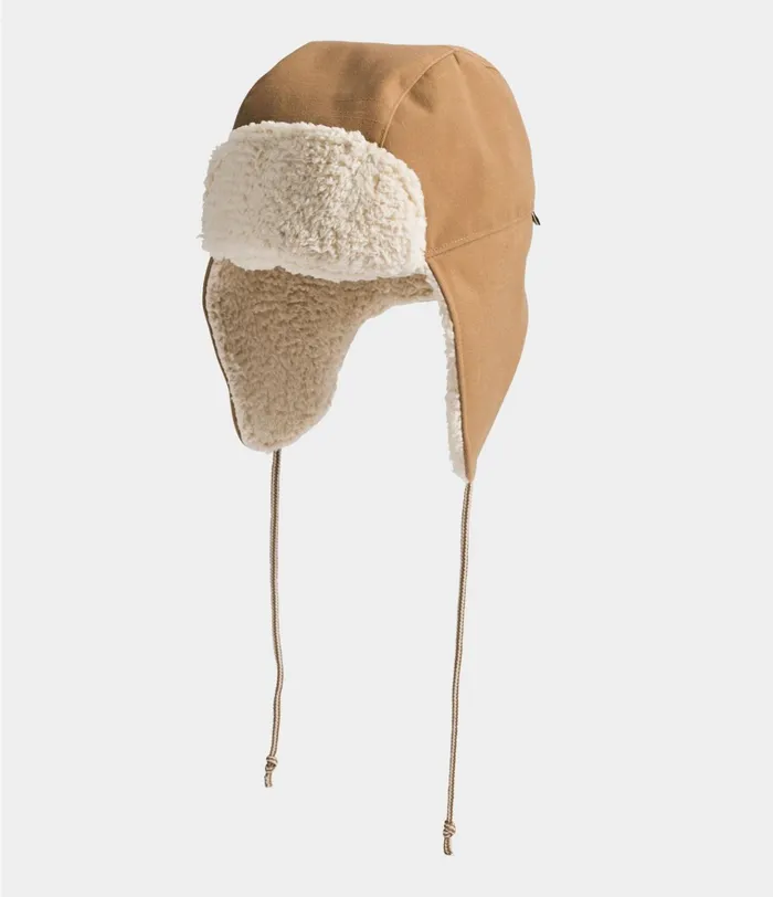 Mens Canvas Trapper Utility Brown The North Face Beanies and Scarves