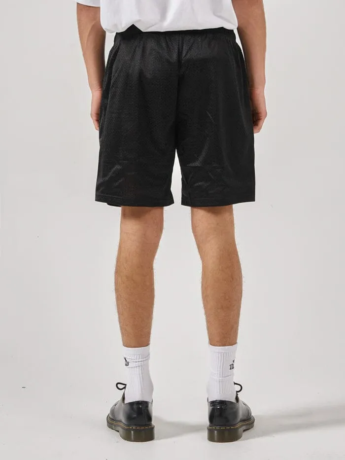 Mens Damage Control Mesh Short Black Thrills Shorts