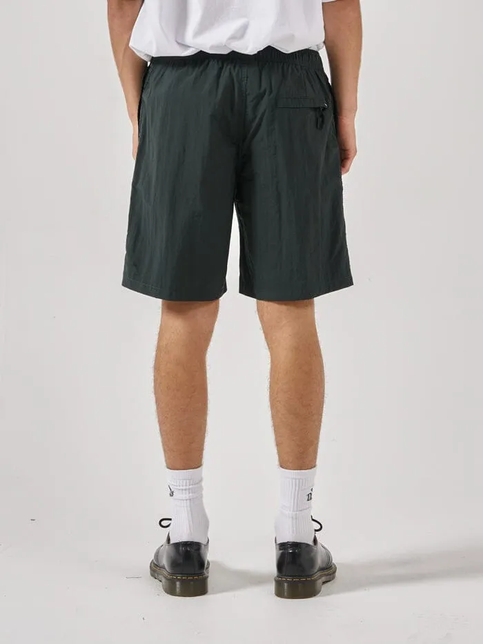 Mens Existencial Baggie Volley Jasper Green Thrills Shorts