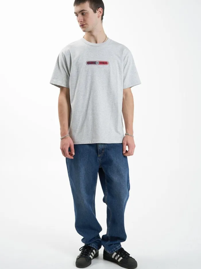 Mens Global Double Nation Merch Fit Tee Snow Marle Thrills Tees and Tank Tops
