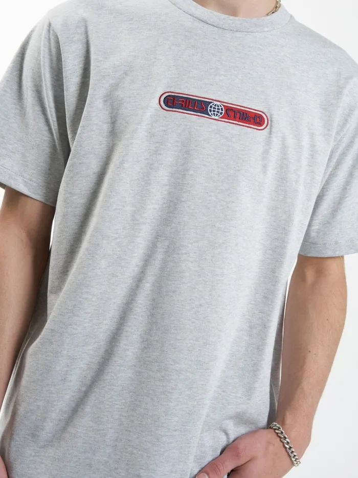 Mens Global Double Nation Merch Fit Tee Snow Marle Thrills Tees and Tank Tops