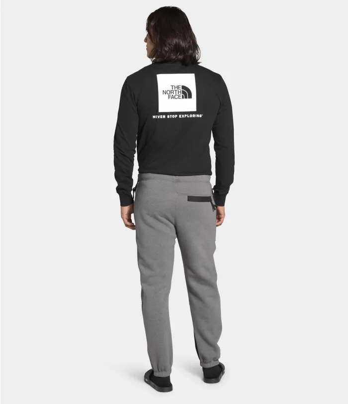 Mens Graphic Collection Pant Tnf Medium Grey Heathertnf Black The North Face Active Bottoms