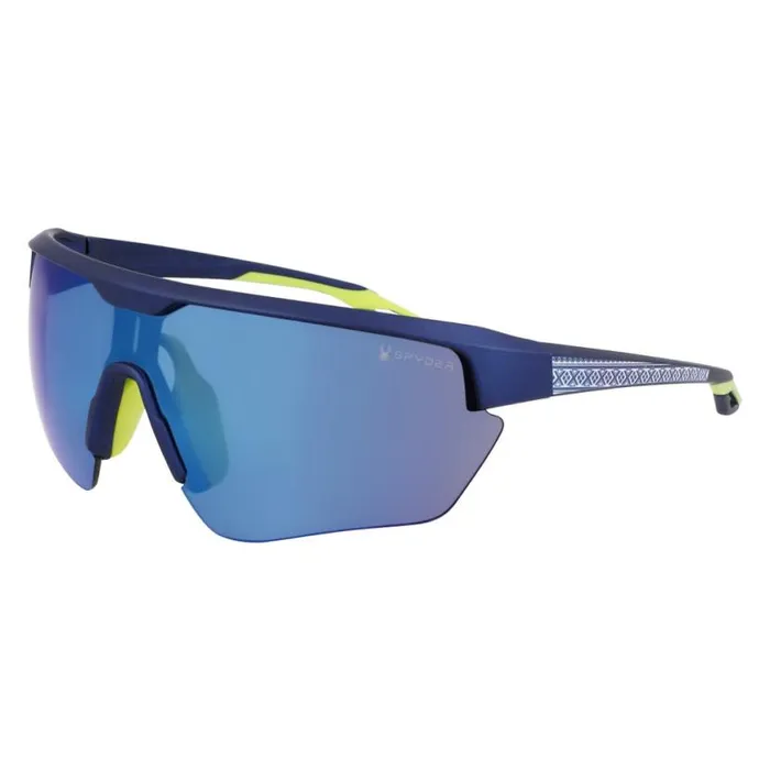 Mens Hall Shield Sunglasses Navy Spyder Eyewear