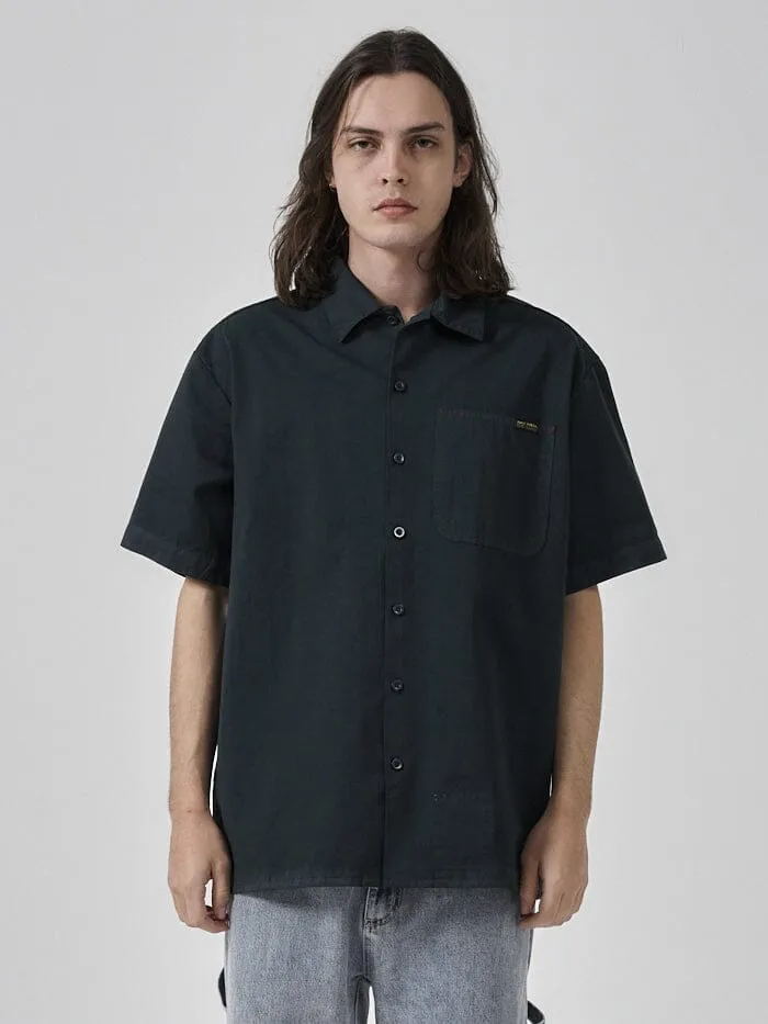 Mens Hard Yakka X Short Sleeve Work Shirt Yakka Green Thrills Shirts