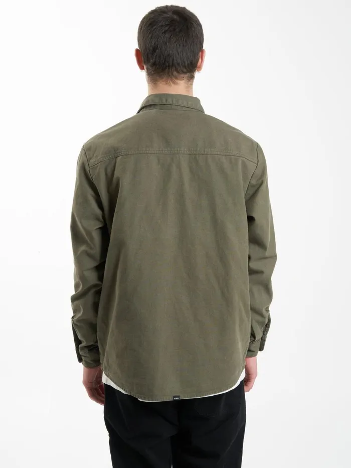 Mens Issued Overshirt Mild Army Thrills Shirts